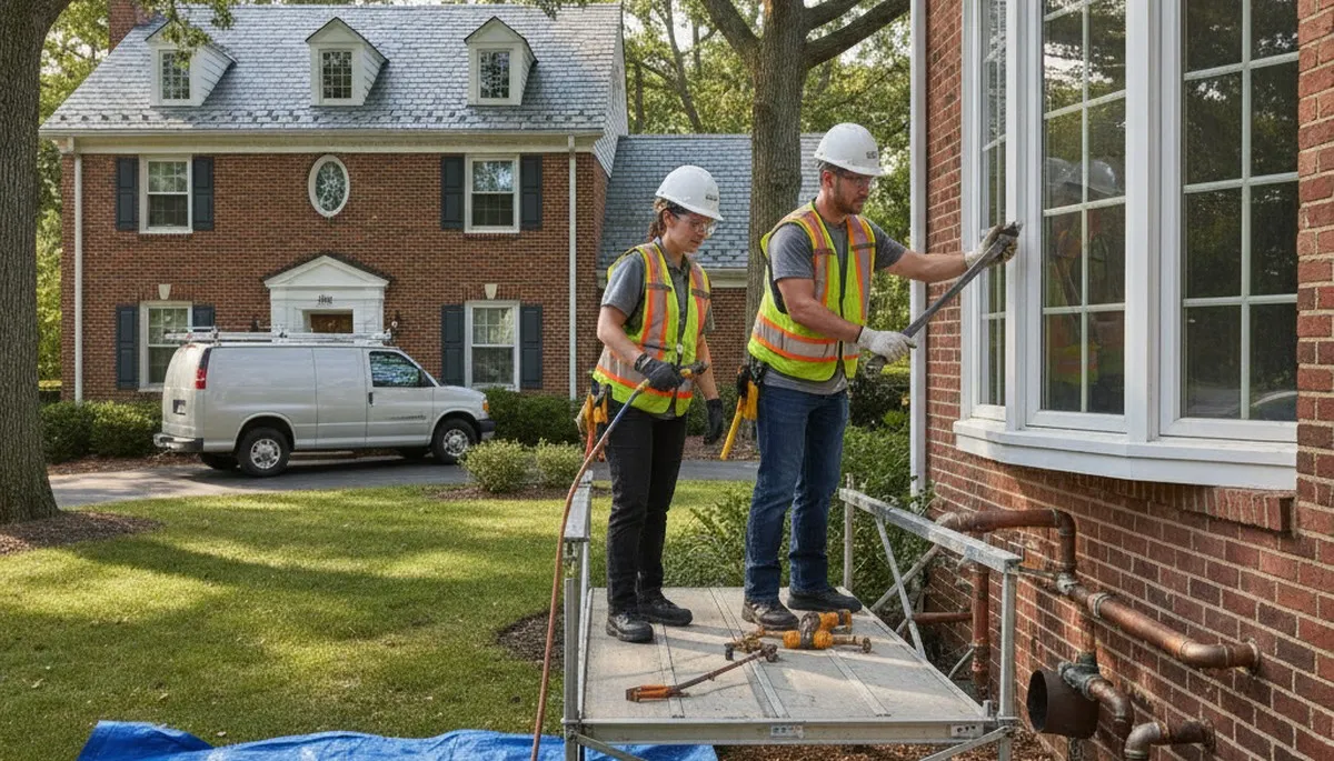 Plumber repairing a sink in Highland Park, IL for local plumbing repair service