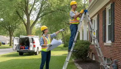 Plumber repairing a pipe in Highland Park, IL for emergency plumbing service