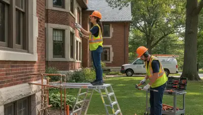 Professional plumber repairing a leak in Highland Park, IL for local plumbing service
