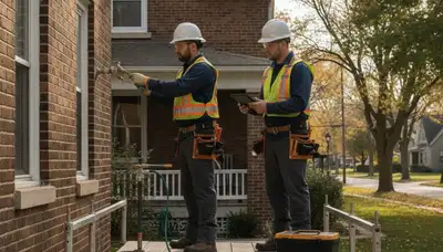 Plumber repairing a leak in Highland Park, IL for local plumbing repair service