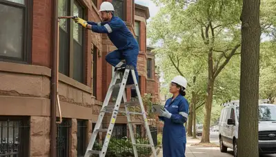 Highland Park, IL plumber repairing a residential pipe for leak and water damage prevention