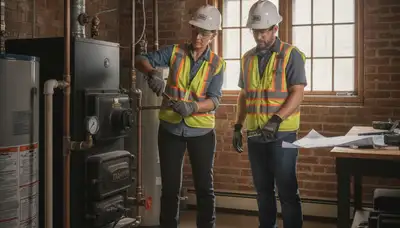Plumbing repair service truck in Highland Park, IL for emergency leak and pipe repair
