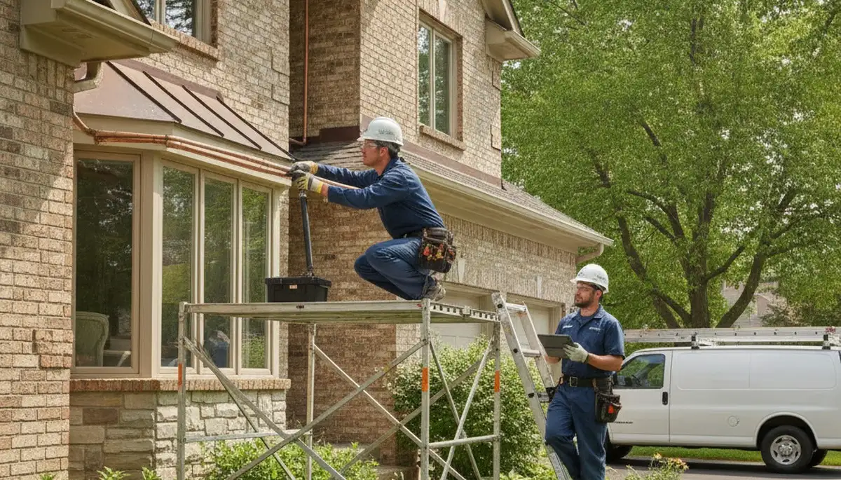 Plumber repairing a leak in Highland Park, IL, for fast plumbing repair service