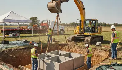 Septic tank installation for Highland Park, IL homes by On Call Plumbers