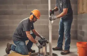 Sump pump installation for Highland Park, IL homes to protect basements from groundwater flooding