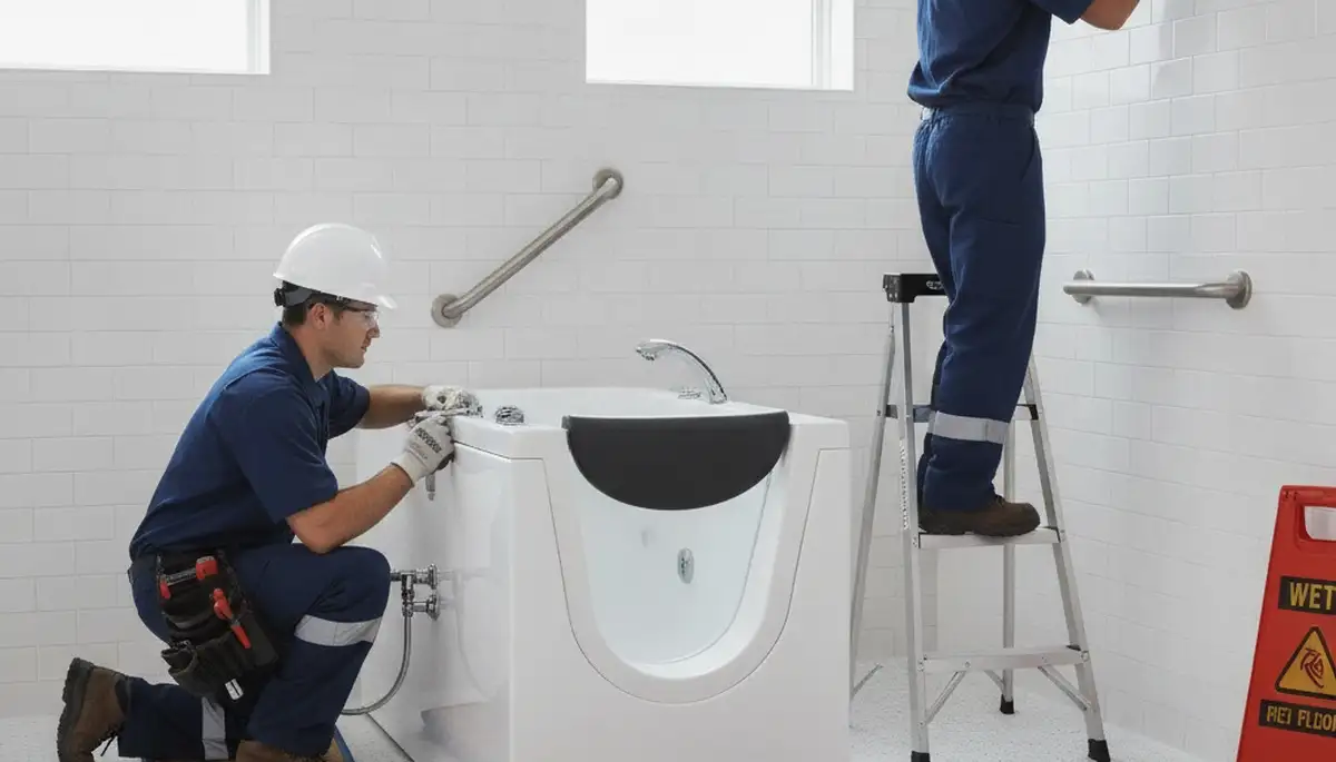 Walk-in tub installation for Highland Park, IL homeowners by On Call Plumbers